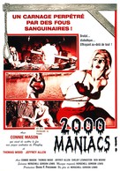 Two Thousand Maniacs! - French Movie Poster (xs thumbnail)