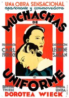 M&auml;dchen in Uniform - Spanish Movie Poster (xs thumbnail)