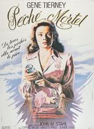 Leave Her to Heaven - French Movie Poster (xs thumbnail)