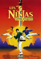 3 Ninjas Kick Back - French DVD movie cover (xs thumbnail)