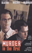 Murder in the First - German VHS movie cover (xs thumbnail)