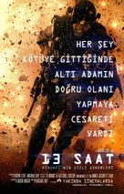 13 Hours: The Secret Soldiers of Benghazi - Turkish Movie Poster (xs thumbnail)