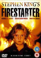 Firestarter - British DVD movie cover (xs thumbnail)