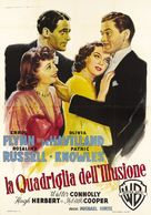 Four's a Crowd - Italian Movie Poster (xs thumbnail)