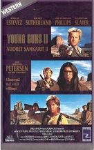 Young Guns 2 - Finnish VHS movie cover (xs thumbnail)