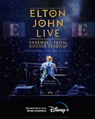 Elton John Live: Farewell from Dodger Stadium - Brazilian Movie Poster (xs thumbnail)