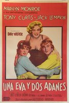 Some Like It Hot - Argentinian Movie Poster (xs thumbnail)