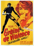 Blackboard Jungle - French Movie Poster (xs thumbnail)