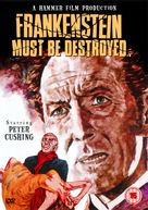 Frankenstein Must Be Destroyed - British DVD movie cover (xs thumbnail)
