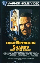 Sharky&#039;s Machine - German VHS movie cover (xs thumbnail)
