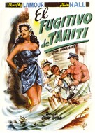 The Hurricane - Spanish Movie Poster (xs thumbnail)