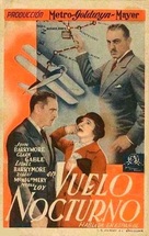 Night Flight - Spanish Movie Poster (xs thumbnail)