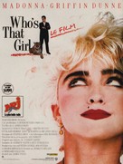 Who&#039;s That Girl? - French Movie Poster (xs thumbnail)