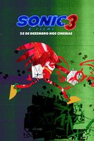 Sonic the Hedgehog 3 - Brazilian Movie Poster (xs thumbnail)