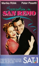 Sensation in San Remo - German VHS movie cover (xs thumbnail)