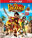 The Pirates! Band of Misfits - Portuguese Blu-Ray movie cover (xs thumbnail)