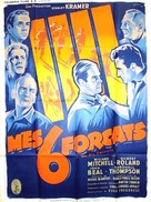 My Six Convicts - French Movie Poster (xs thumbnail)