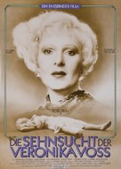 Die Sehnsucht der Veronika Voss - German Movie Poster (xs thumbnail)
