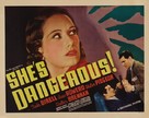 She&#039;s Dangerous - British Movie Poster (xs thumbnail)