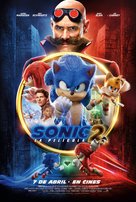 Sonic the Hedgehog 2 - Mexican Movie Poster (xs thumbnail)