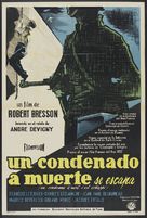 Un condamn&eacute; &agrave; mort s&#039;est &eacute;chapp&eacute; ou Le vent souffle o&ugrave; il veut - Argentinian Movie Poster (xs thumbnail)
