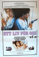 &Agrave; nous deux - Swedish Movie Poster (xs thumbnail)