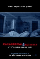 Paranormal Activity 4 - Italian Theatrical movie poster (xs thumbnail)
