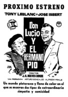 Don Lucio y el hermano p&iacute;o - Spanish poster (xs thumbnail)