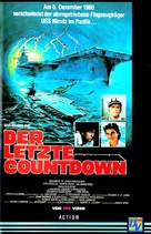 The Final Countdown - German VHS movie cover (xs thumbnail)