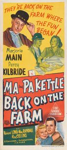 Ma and Pa Kettle Back on the Farm - Australian Movie Poster (xs thumbnail)