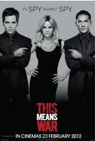 This Means War - Malaysian Movie Poster (xs thumbnail)