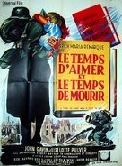 A Time to Love and a Time to Die - French Movie Poster (xs thumbnail)
