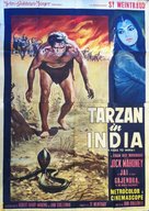 Tarzan Goes to India - Italian Movie Poster (xs thumbnail)