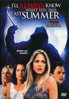 I&#039;ll Always Know What You Did Last Summer - Turkish DVD movie cover (xs thumbnail)
