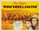 Ridin&#039; Down the Canyon - Movie Poster (xs thumbnail)