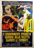 Italiani! &Egrave; severamente proibito servirsi della toilette durante le fermate - Italian Movie Poster (xs thumbnail)