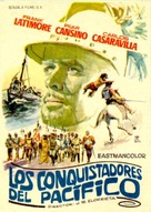 Los conquistadores del Pac&iacute;fico - Spanish Movie Poster (xs thumbnail)