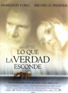 What Lies Beneath - Spanish Movie Poster (xs thumbnail)
