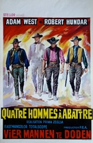 I quattro inesorabili - Belgian Movie Poster (xs thumbnail)