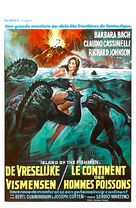 L&#039;isola degli uomini pesce - Belgian Movie Poster (xs thumbnail)