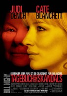 Notes on a Scandal - German Movie Poster (xs thumbnail)
