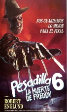 Freddy&#039;s Dead: The Final Nightmare - Argentinian VHS movie cover (xs thumbnail)