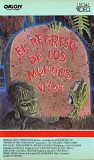 The Return of the Living Dead - Argentinian VHS movie cover (xs thumbnail)
