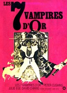 The Legend of the 7 Golden Vampires - French Movie Poster (xs thumbnail)