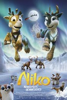 Niko - Beyond the Northern Lights - Danish Movie Poster (xs thumbnail)