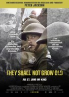 They Shall Not Grow Old - German Movie Poster (xs thumbnail)