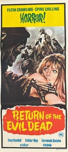 El ataque de los muertos sin ojos - Australian Movie Poster (xs thumbnail)