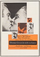 The Thomas Crown Affair - German Movie Poster (xs thumbnail)