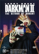 Darkman II: The Return of Durant - Australian DVD movie cover (xs thumbnail)