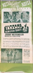 Tarzan&#039;s Secret Treasure - Swedish Movie Poster (xs thumbnail)